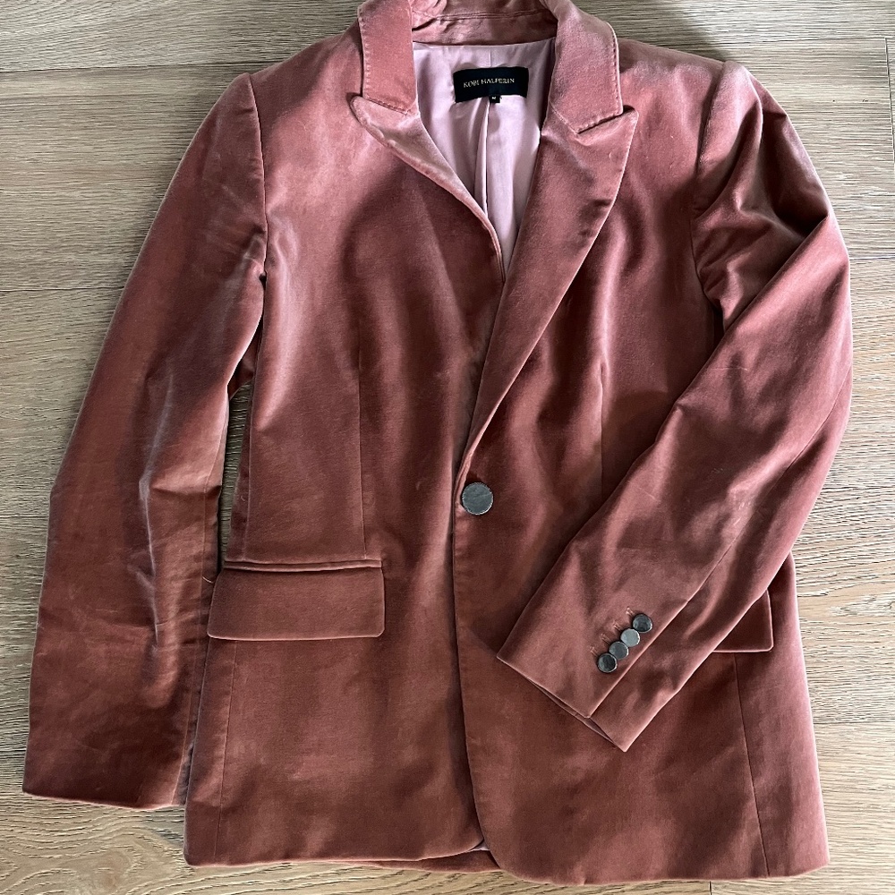 Kobe Halperin Velvet Blazer